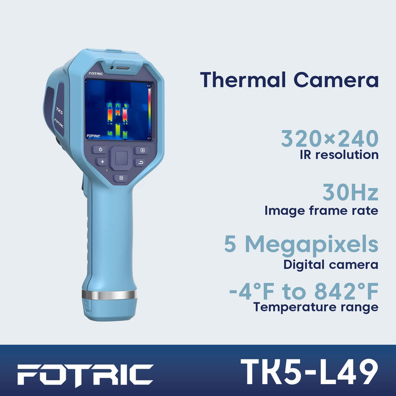 FOTRIC TK5 Termokuvauskamera – Etunäkymä